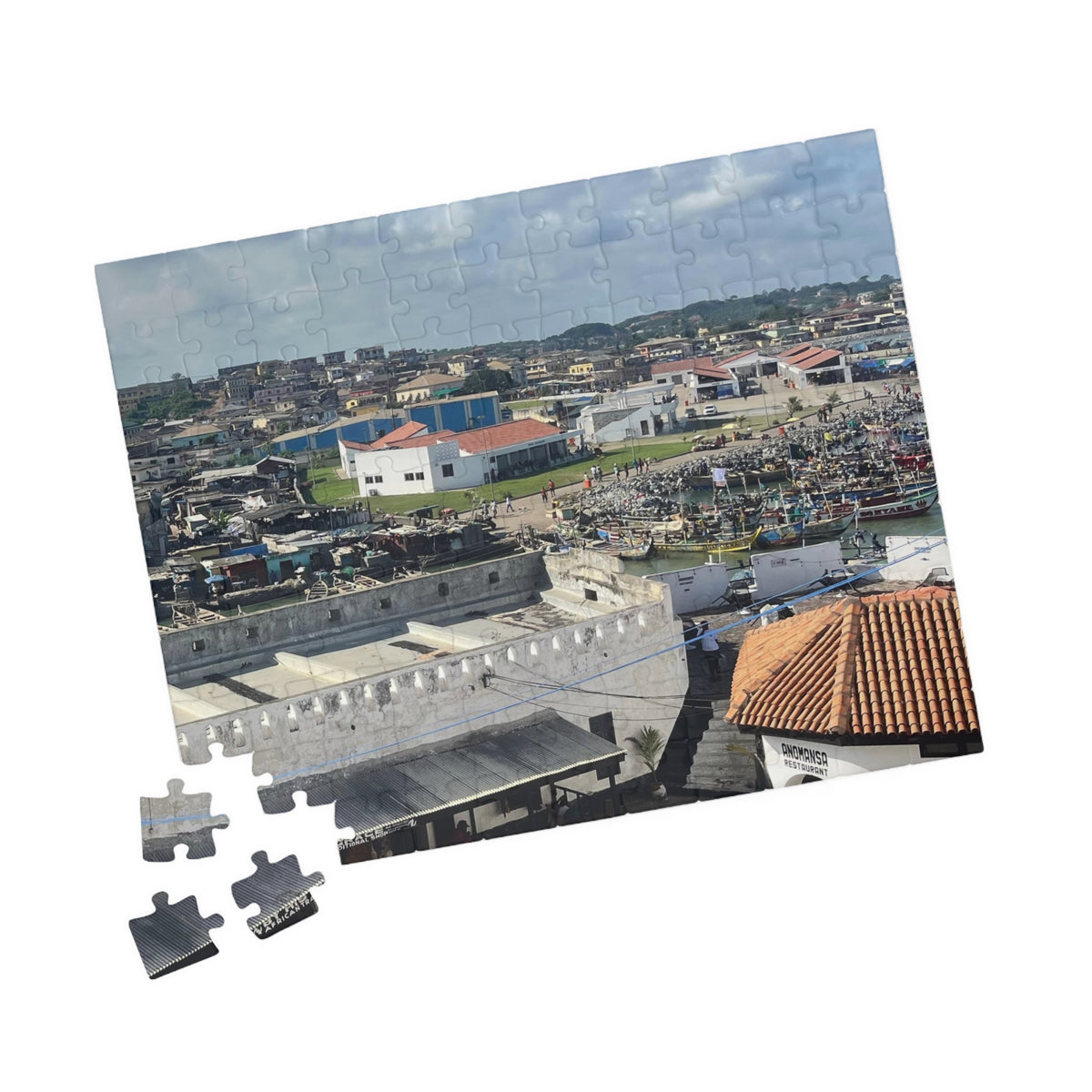 Coastal Harbor Photo Puzzle — Scenic Jigsaw