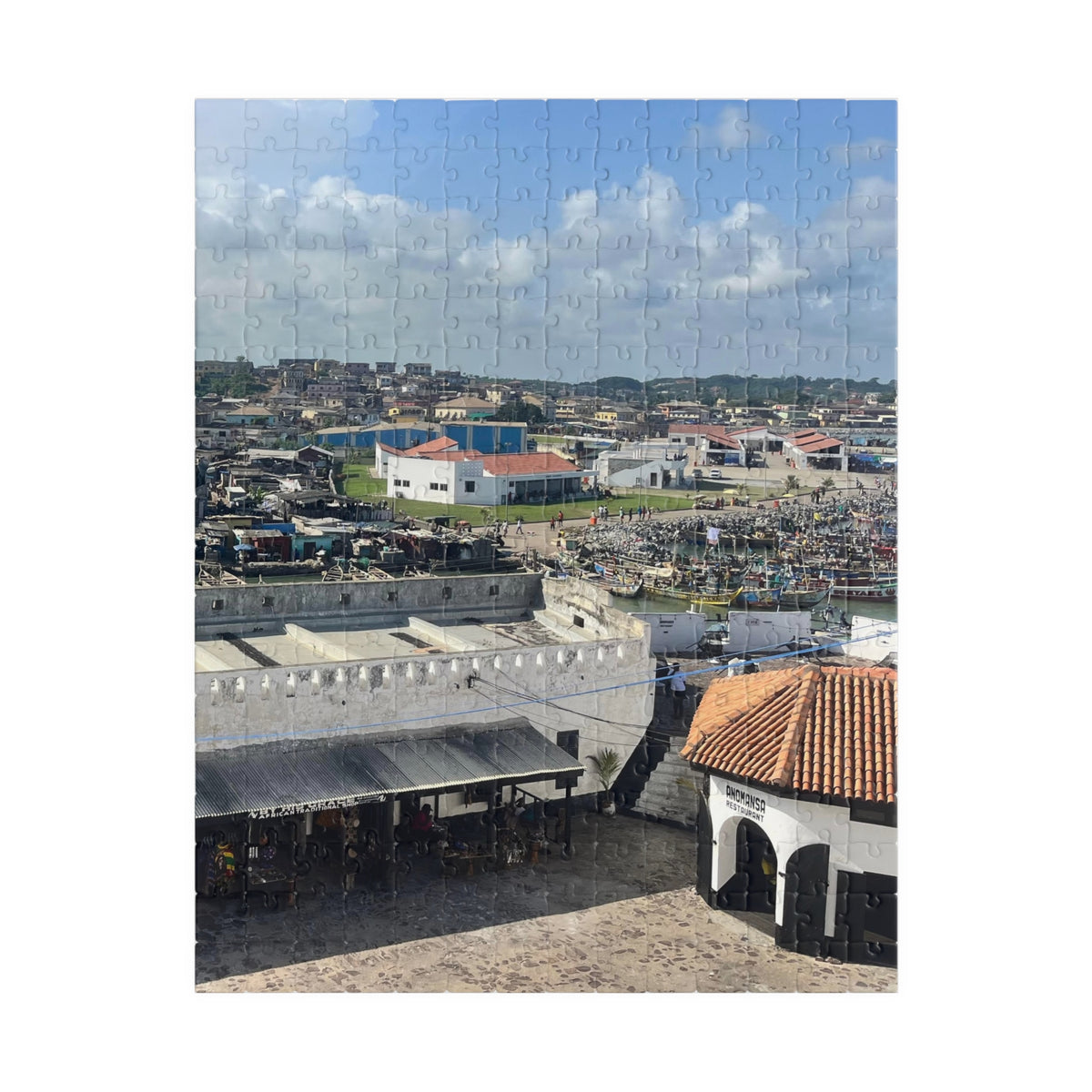 Coastal Harbor Photo Puzzle — Scenic Jigsaw