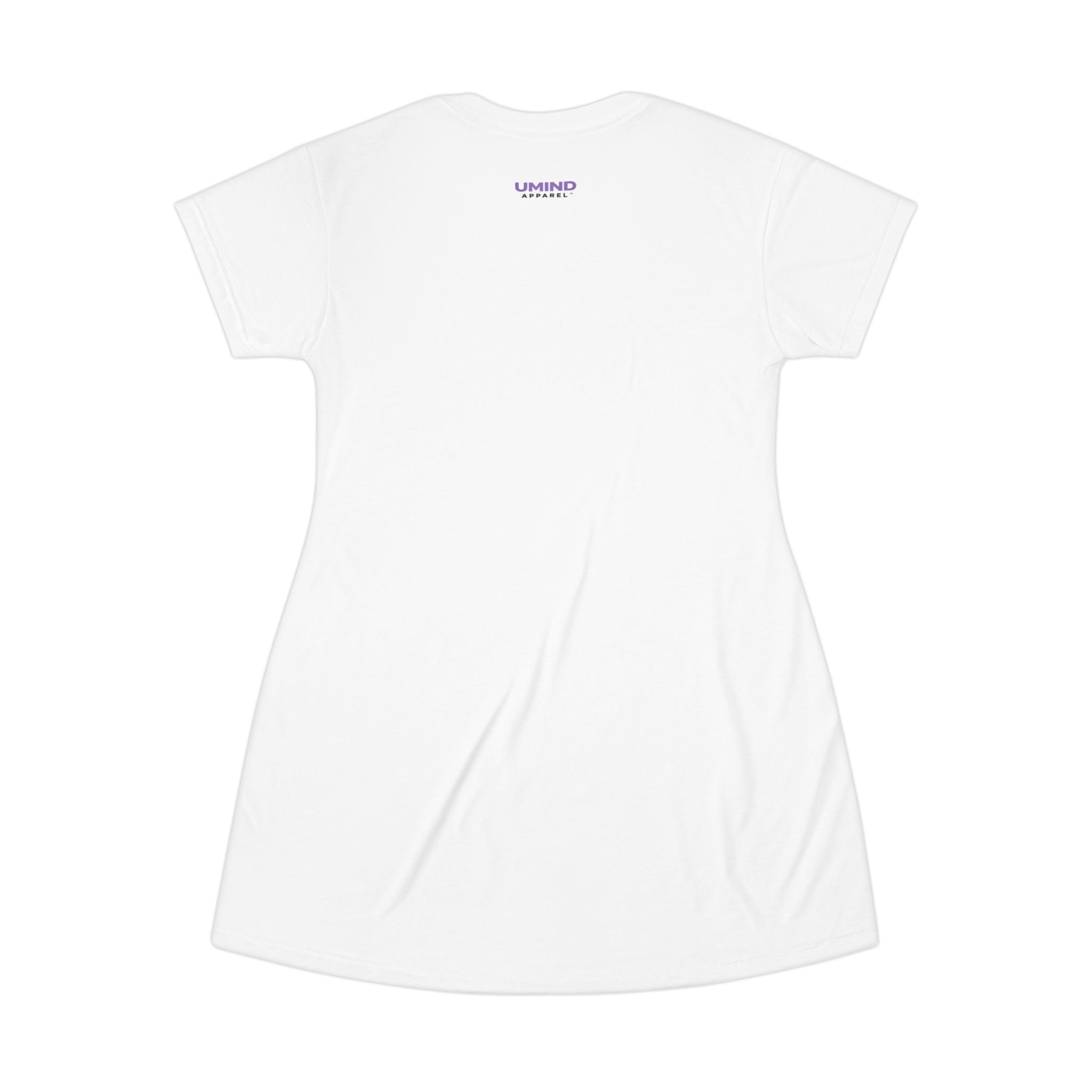 T-Shirt Dress — "Standing Tall After the Fall" Statue Graphic AOP Dress