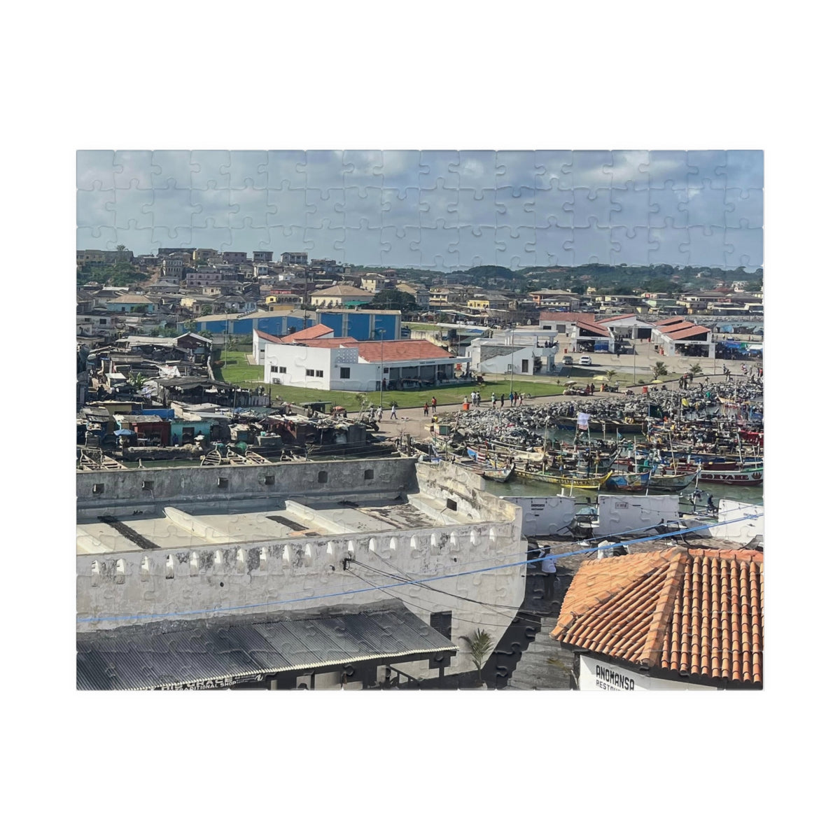 Coastal Harbor Photo Puzzle — Scenic Jigsaw