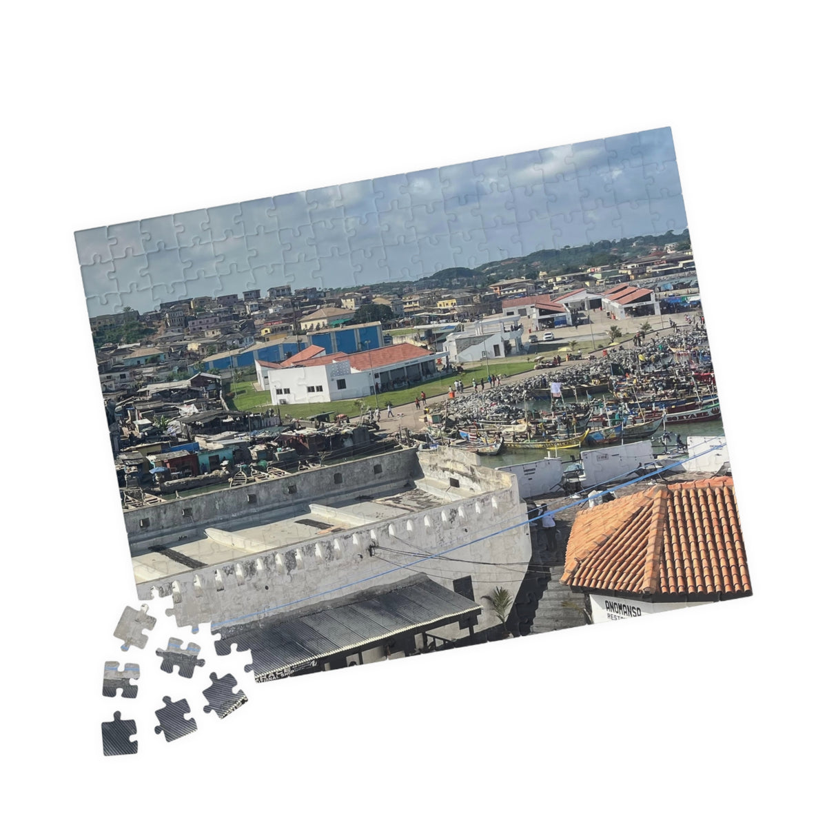 Coastal Harbor Photo Puzzle — Scenic Jigsaw