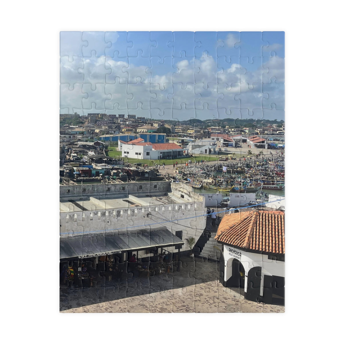 Coastal Harbor Photo Puzzle — Scenic Jigsaw