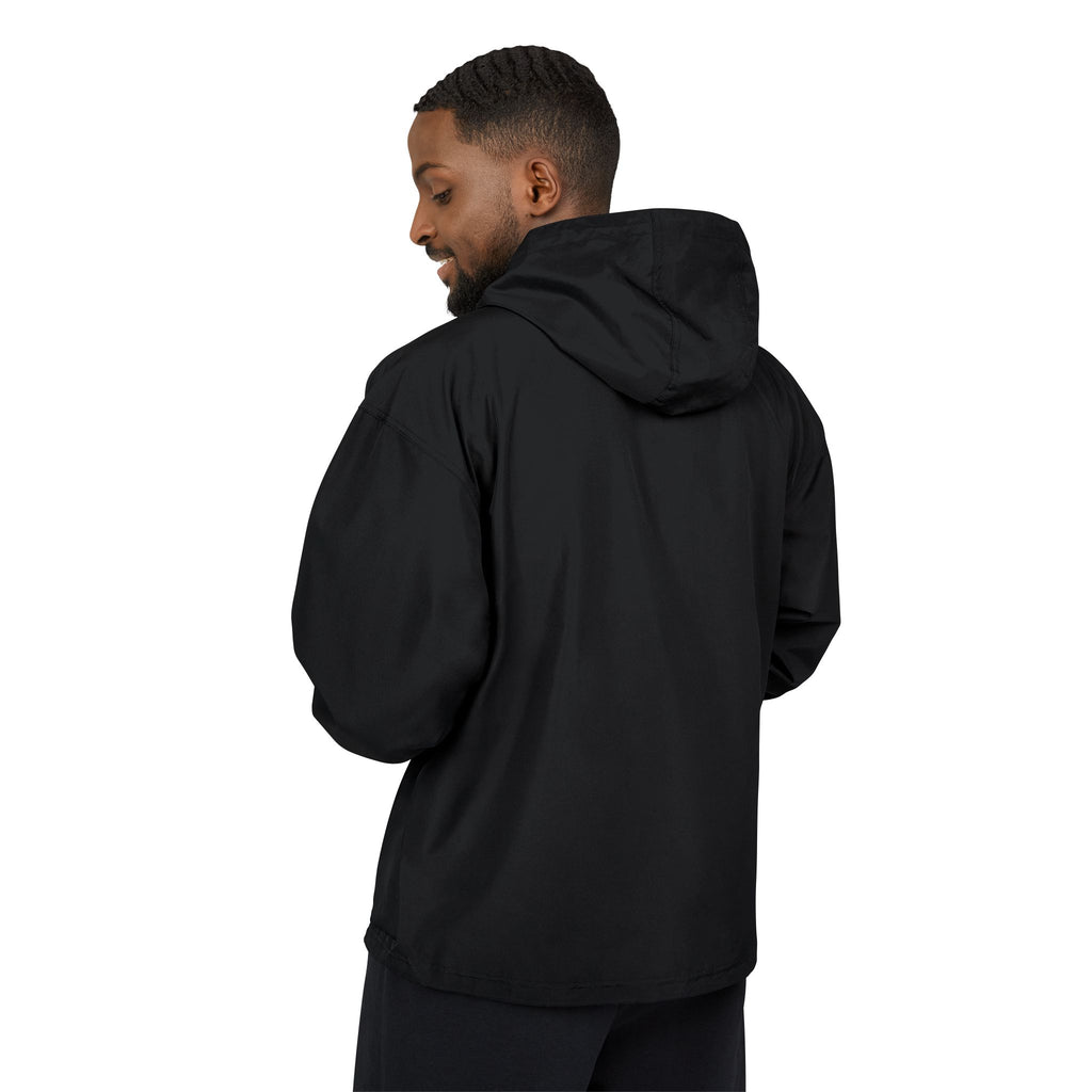 Packable Anorak Jacket — Lightweight Hooded Windbreaker with "Standing Tall" Design